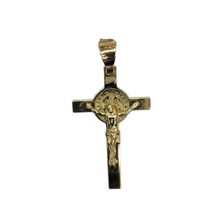 Złoty Krzyż z Jezusem
