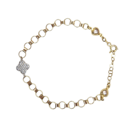 Bransoletka z koniczynką