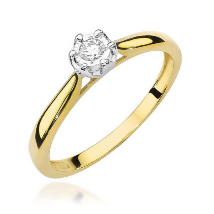 Pierścionek W468 Diament 0,08ct