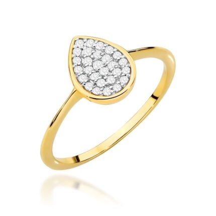 Pierścionek W0566 z diamentami