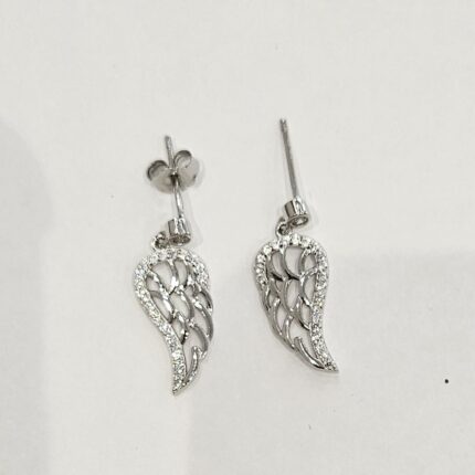 Kolczyki srebrne skrzydełka